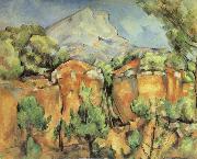 Paul Cezanne La Montagne Sainte-Victoire,vue de Bibemus Germany oil painting artist